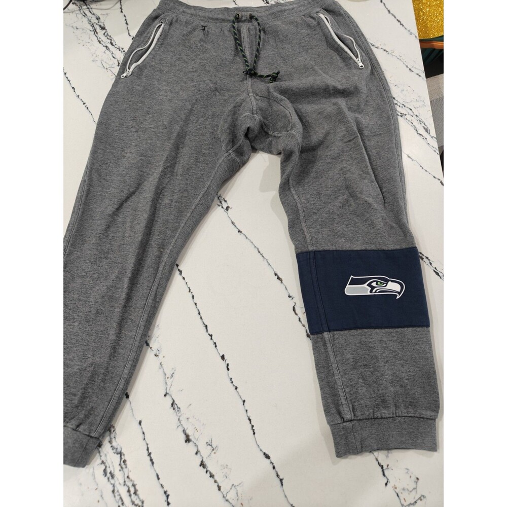 Nike NFL Seattle Seahawks Joggers Sweatpants Men’s Large Grey Tech Fleece